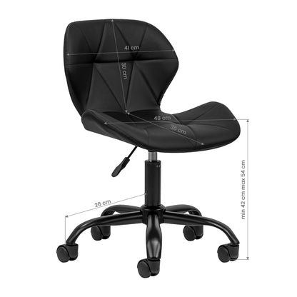 Tabouret cosmétique QS Duo Noir