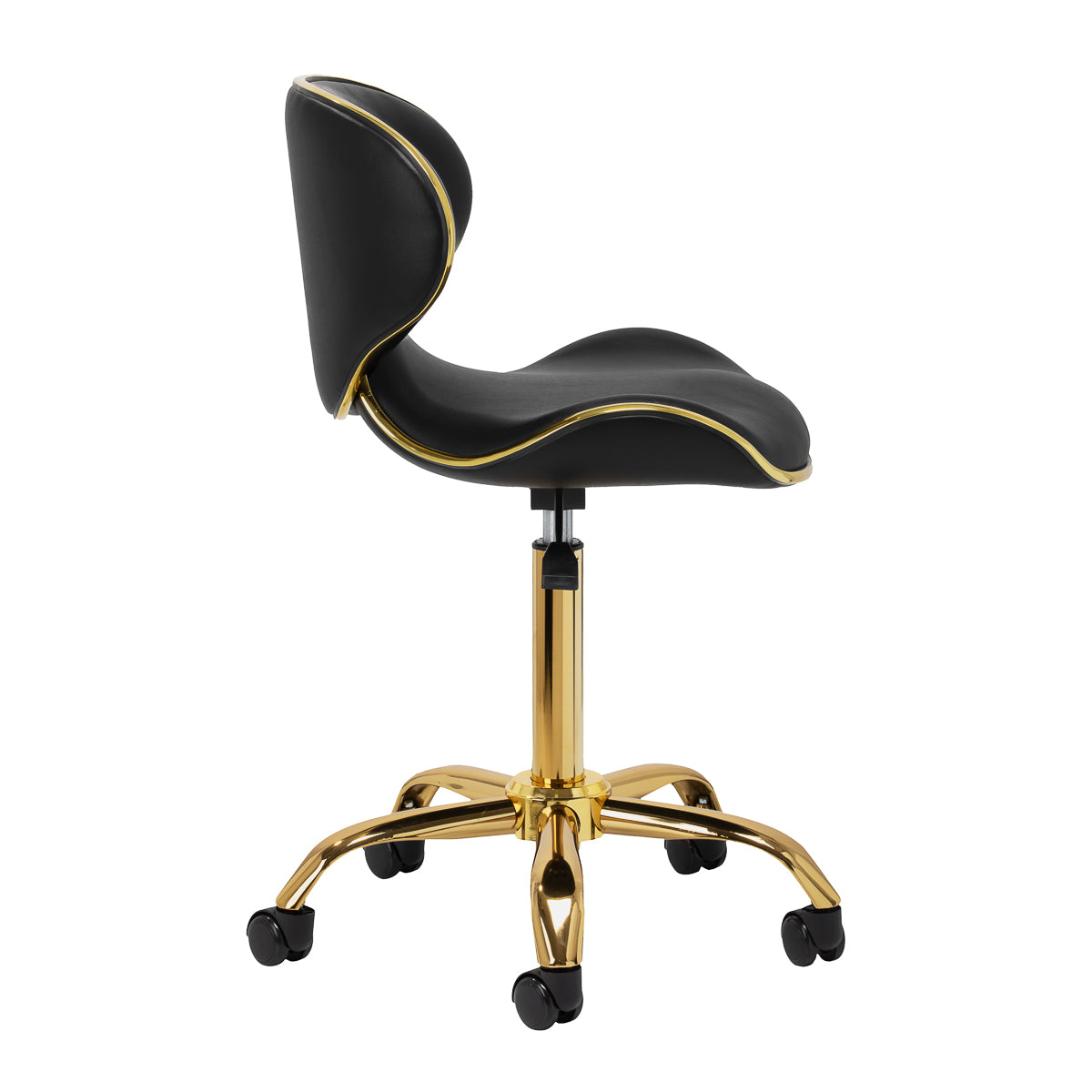 Tabouret cosmétique Pro Line Gold Noir