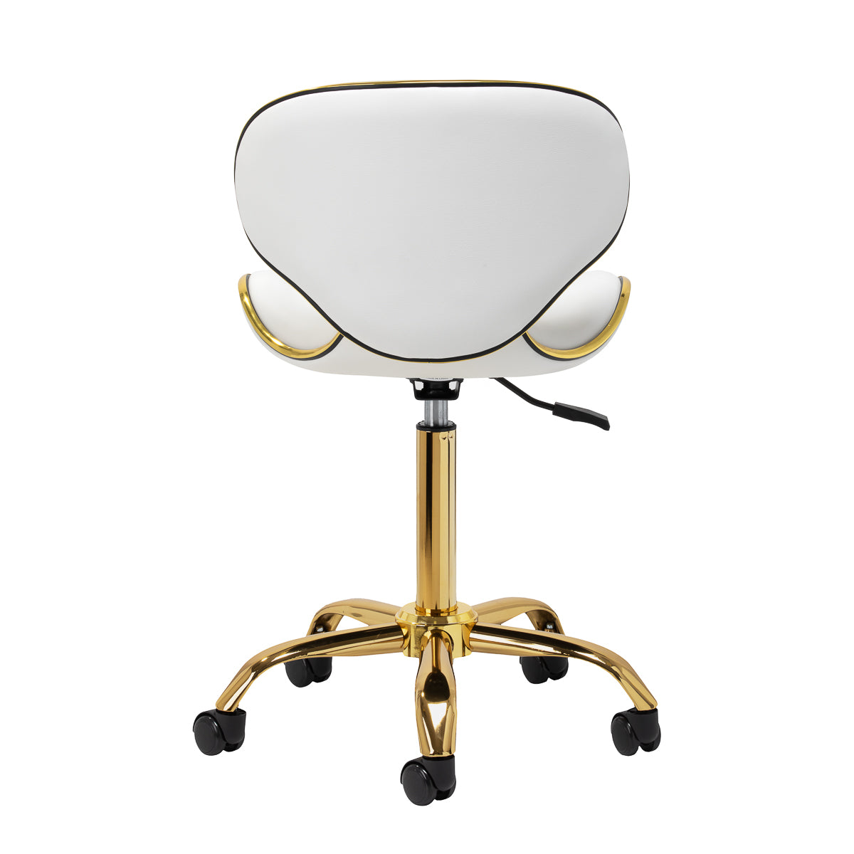 Tabouret cosmétique Pro Line Gold Blanc