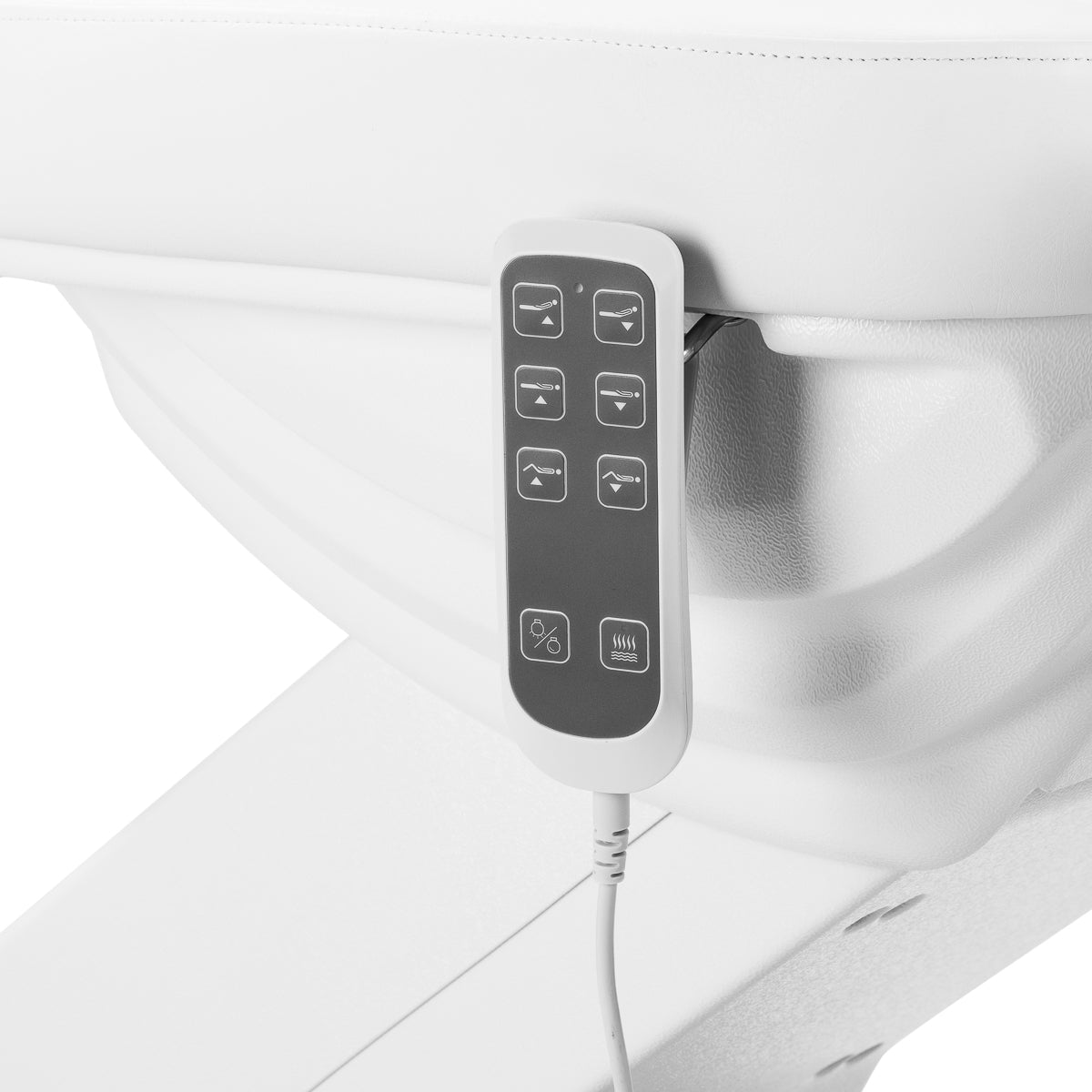 Fauteuil  LUCIE Plus 3M Blanc Commande Pied