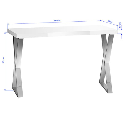 Table de manucure Studio Line 04 Argent