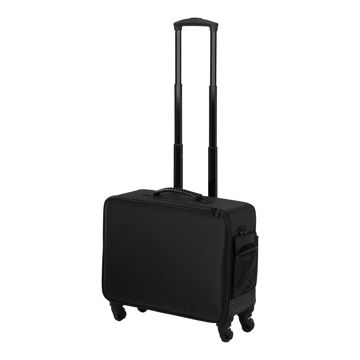 Valise de coiffure à roulettes noire