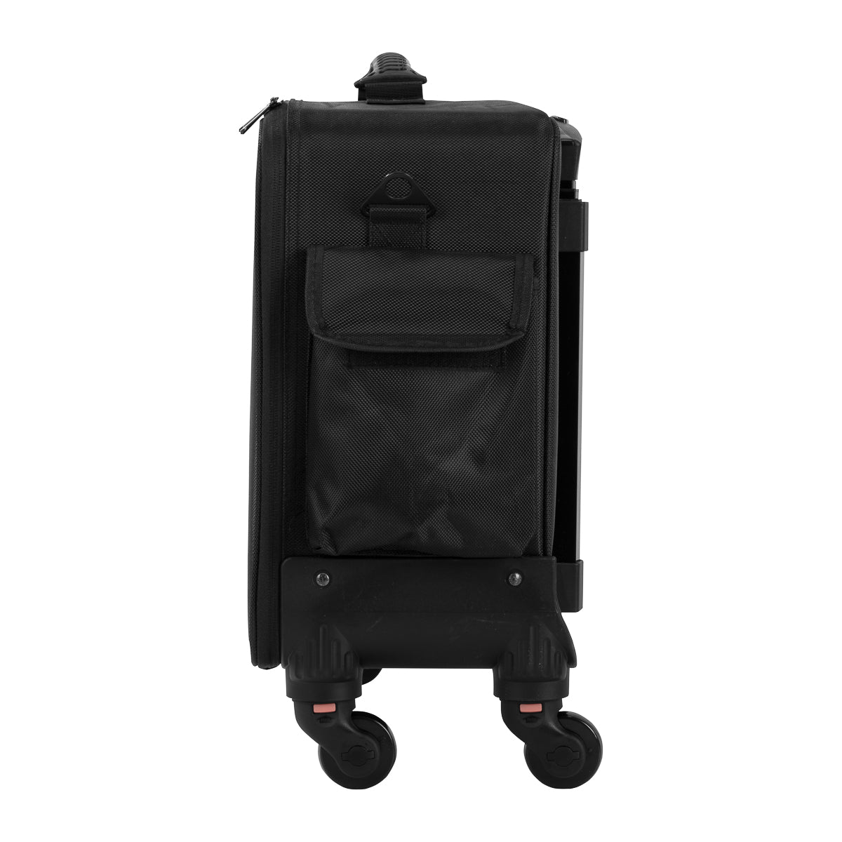 Valise de coiffure à roulettes noire