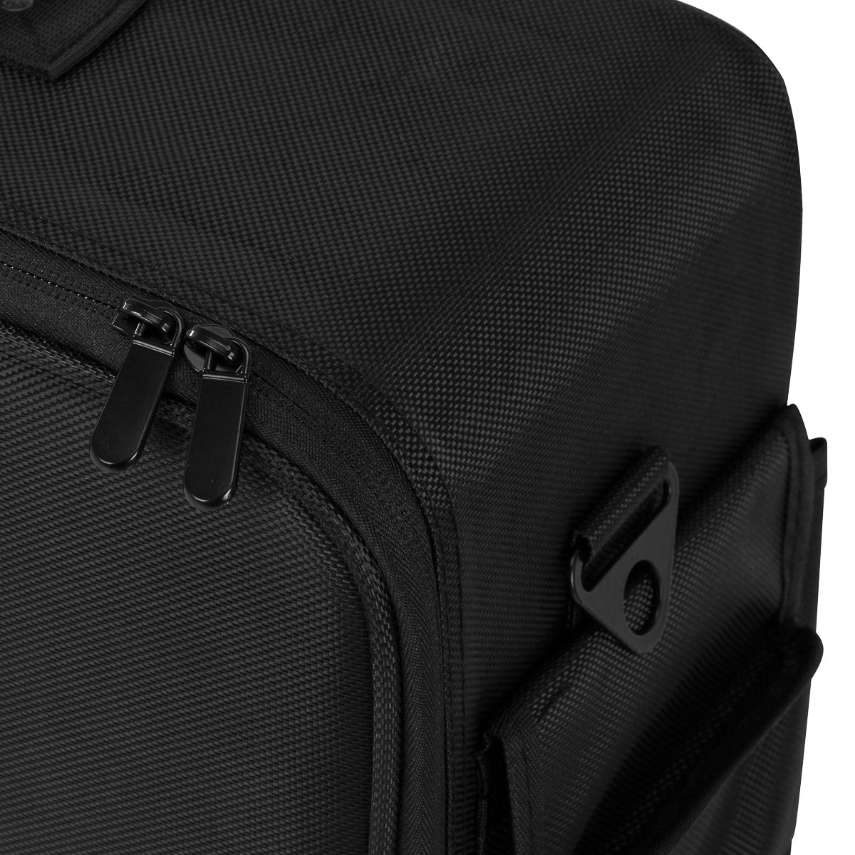 Valise de coiffure à roulettes noire