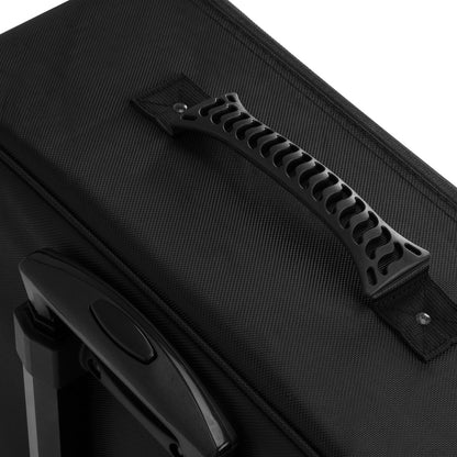 Valise de coiffure à roulettes noire
