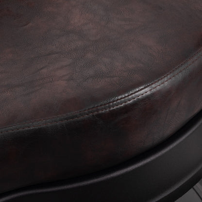 Fauteuil barbier Senator Brun (structure noire)