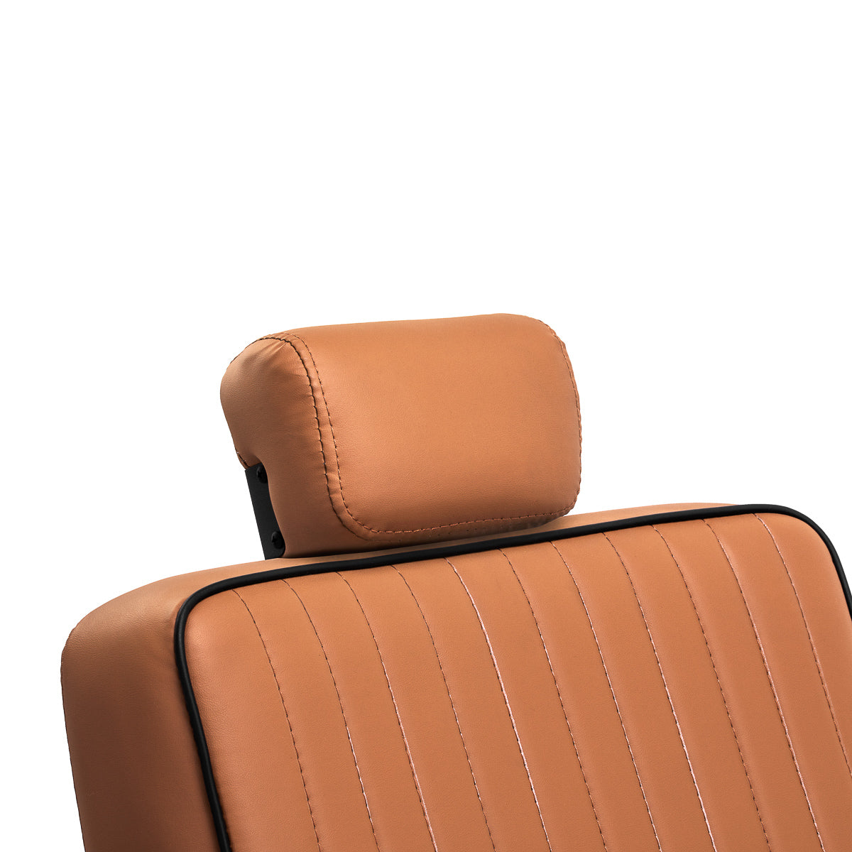 Fauteuil barbier Vision Brun Clair (structure noire)