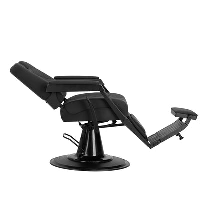 Fauteuil barbier Ardent Noir (structure noire)