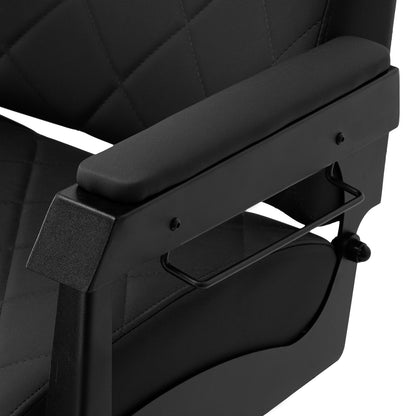 Fauteuil barbier Ardent Noir (structure noire)