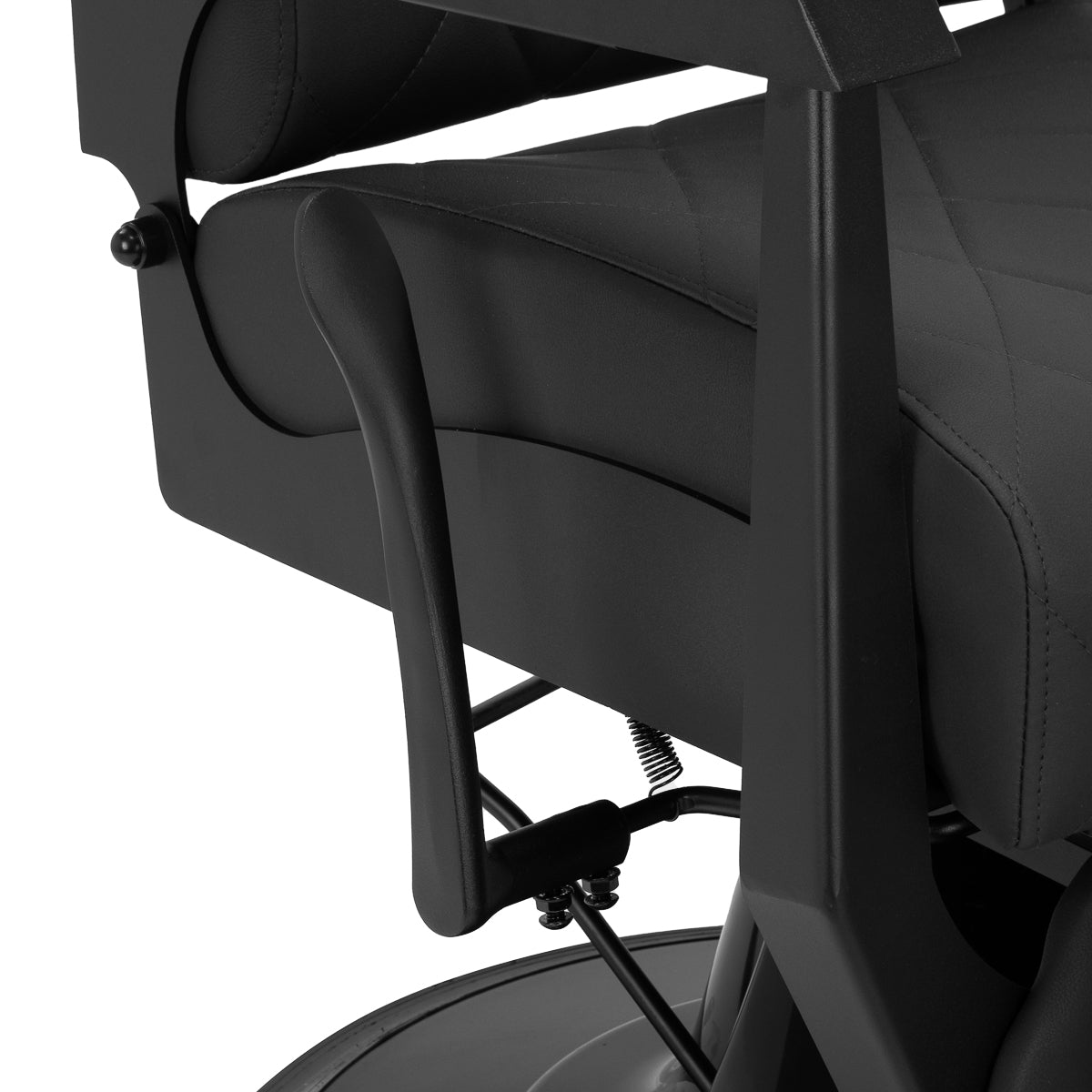 Fauteuil barbier Ardent Noir (structure noire)