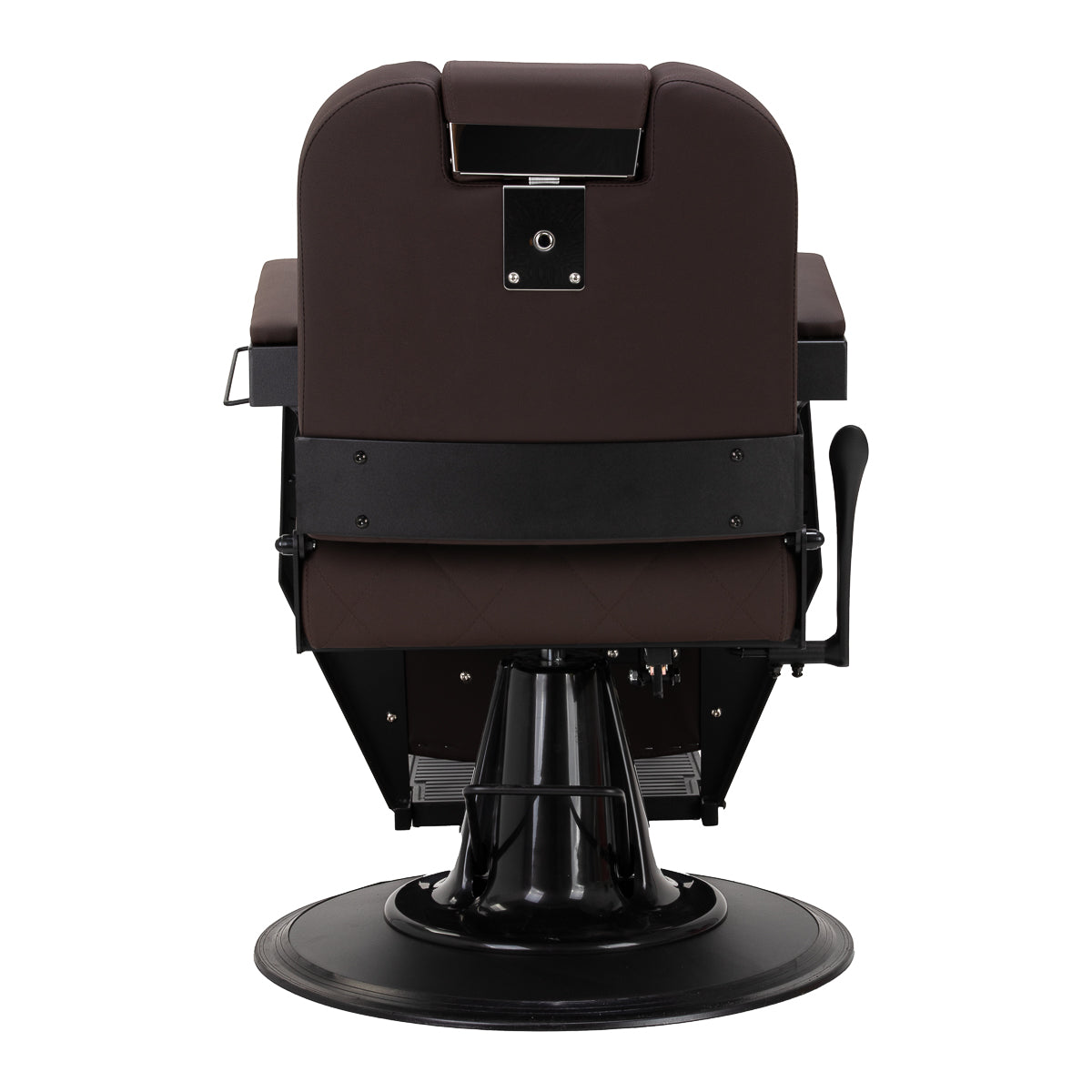 Fauteuil barbier Ardent Brun (structure noire)