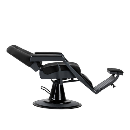 Fauteuil barbier Ardent Noir (structure graphite)