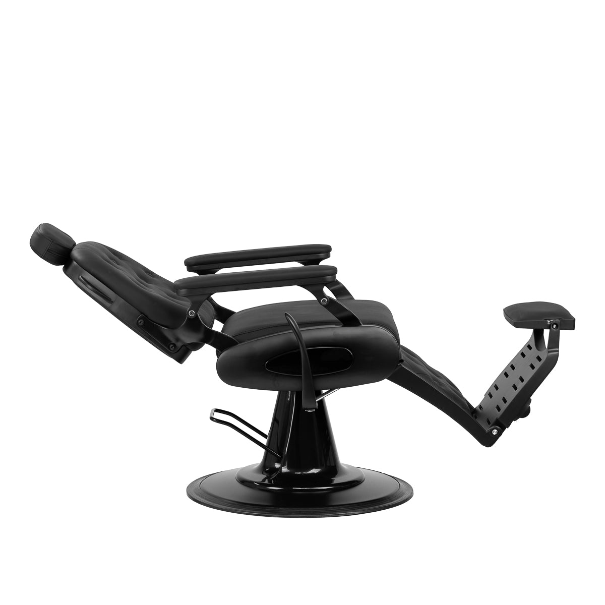 Fauteuil barbier Victor Noir (structure noire)