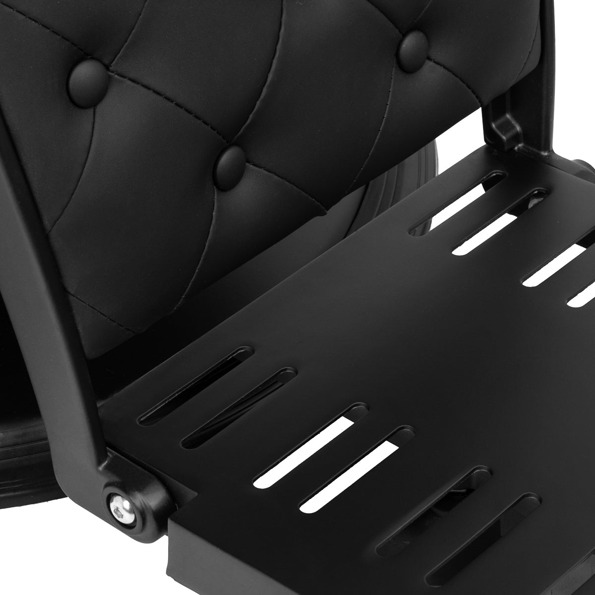 Fauteuil barbier Victor Noir (structure noire)