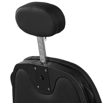 Fauteuil barbier Victor Noir (structure noire)