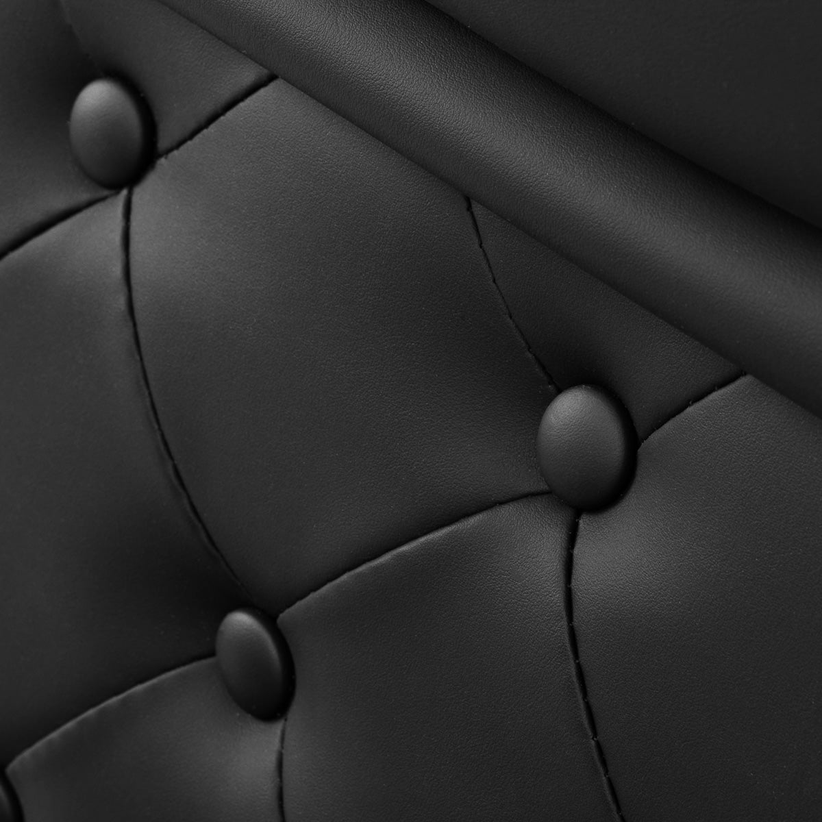 Fauteuil barbier Victor Noir (structure noire)