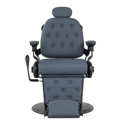 Fauteuil barbier Victor Graphite (structure noire)