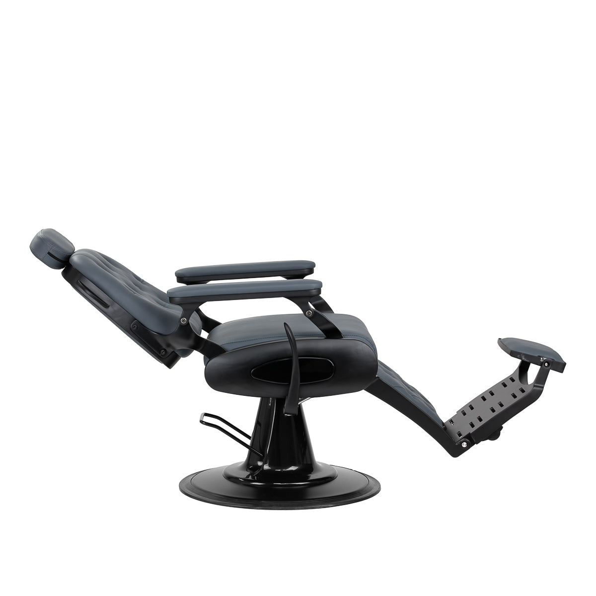 Fauteuil barbier Victor Graphite (structure noire)