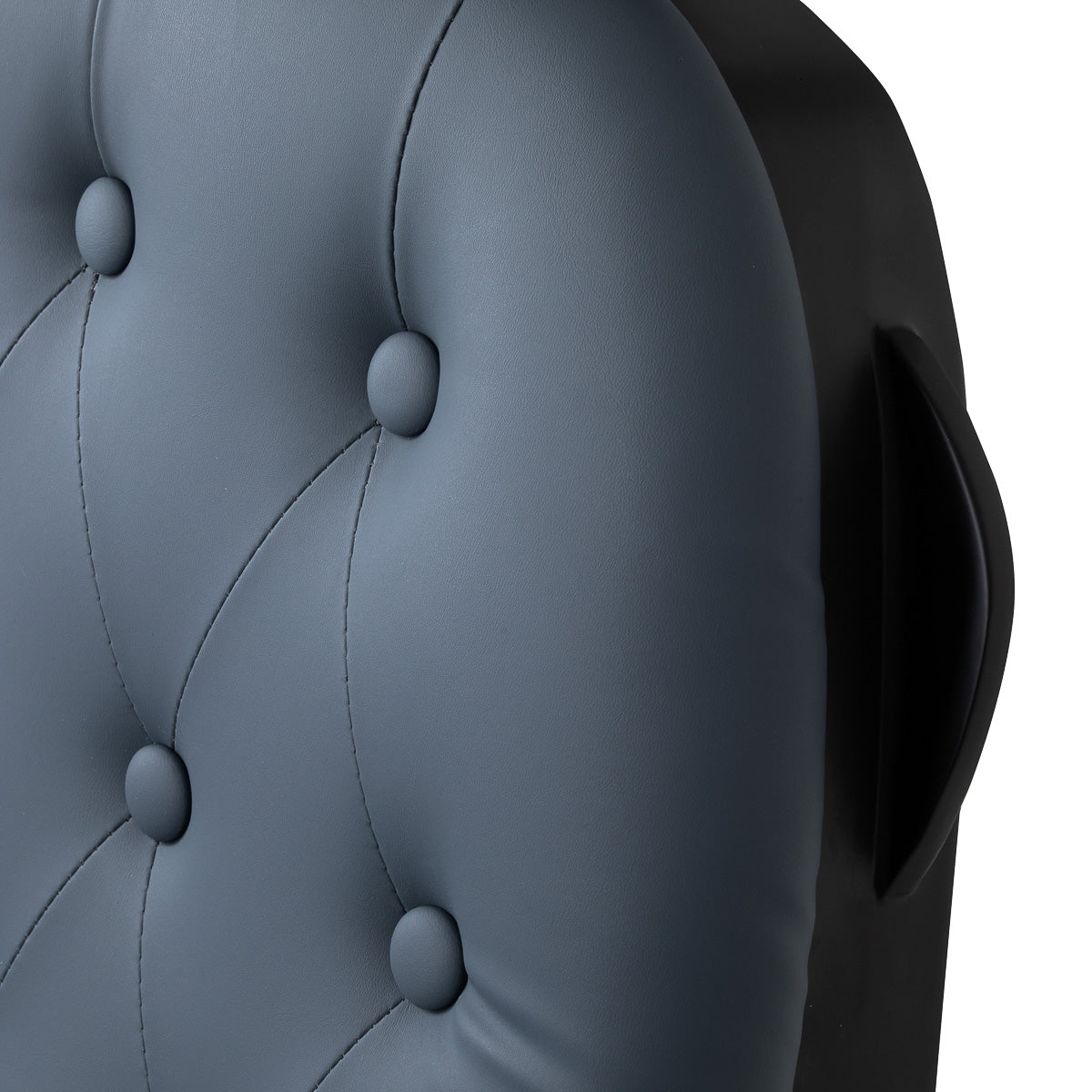 Fauteuil barbier Victor Graphite (structure noire)