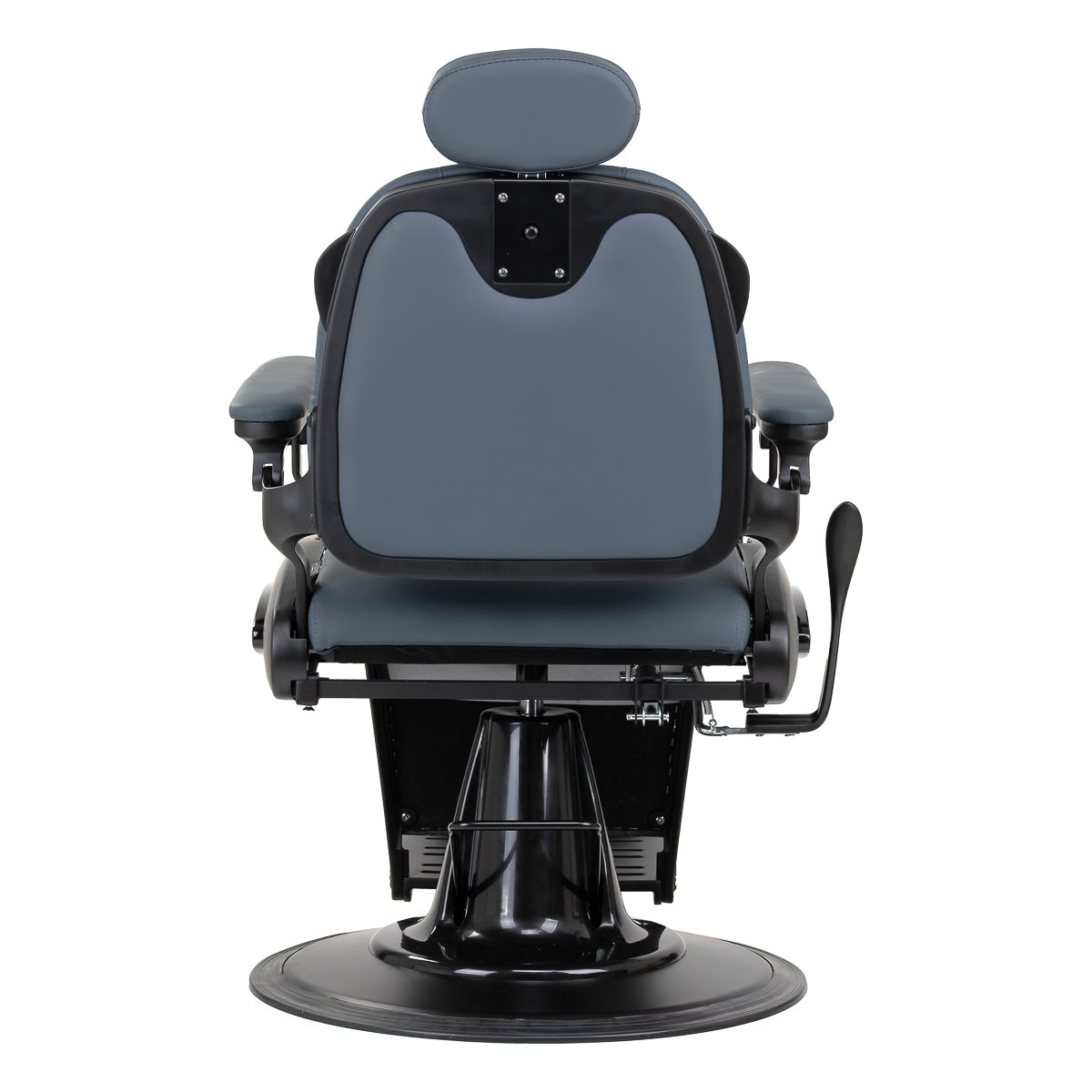 Fauteuil barbier Victor Graphite (structure noire brossée)