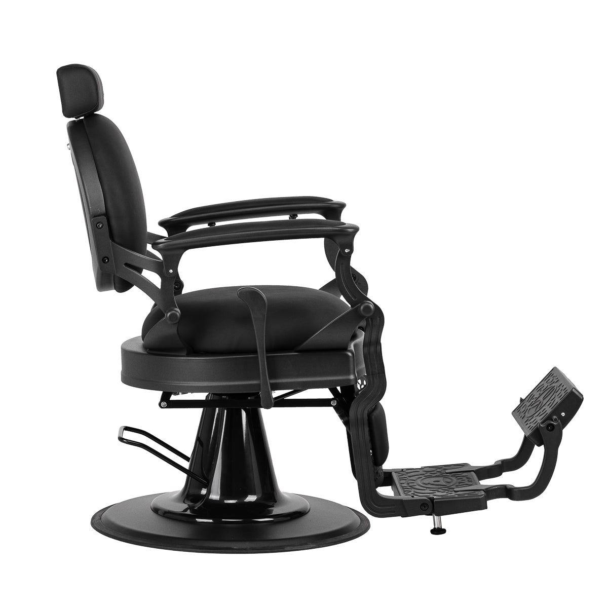 Fauteuil barbier Nicoletti Noir sans boutons