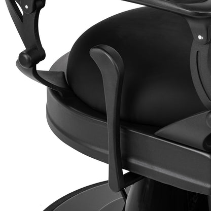 Fauteuil barbier Nicoletti Noir sans boutons