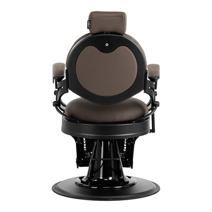 Fauteuil barbier Nicoletti Brun sans boutons