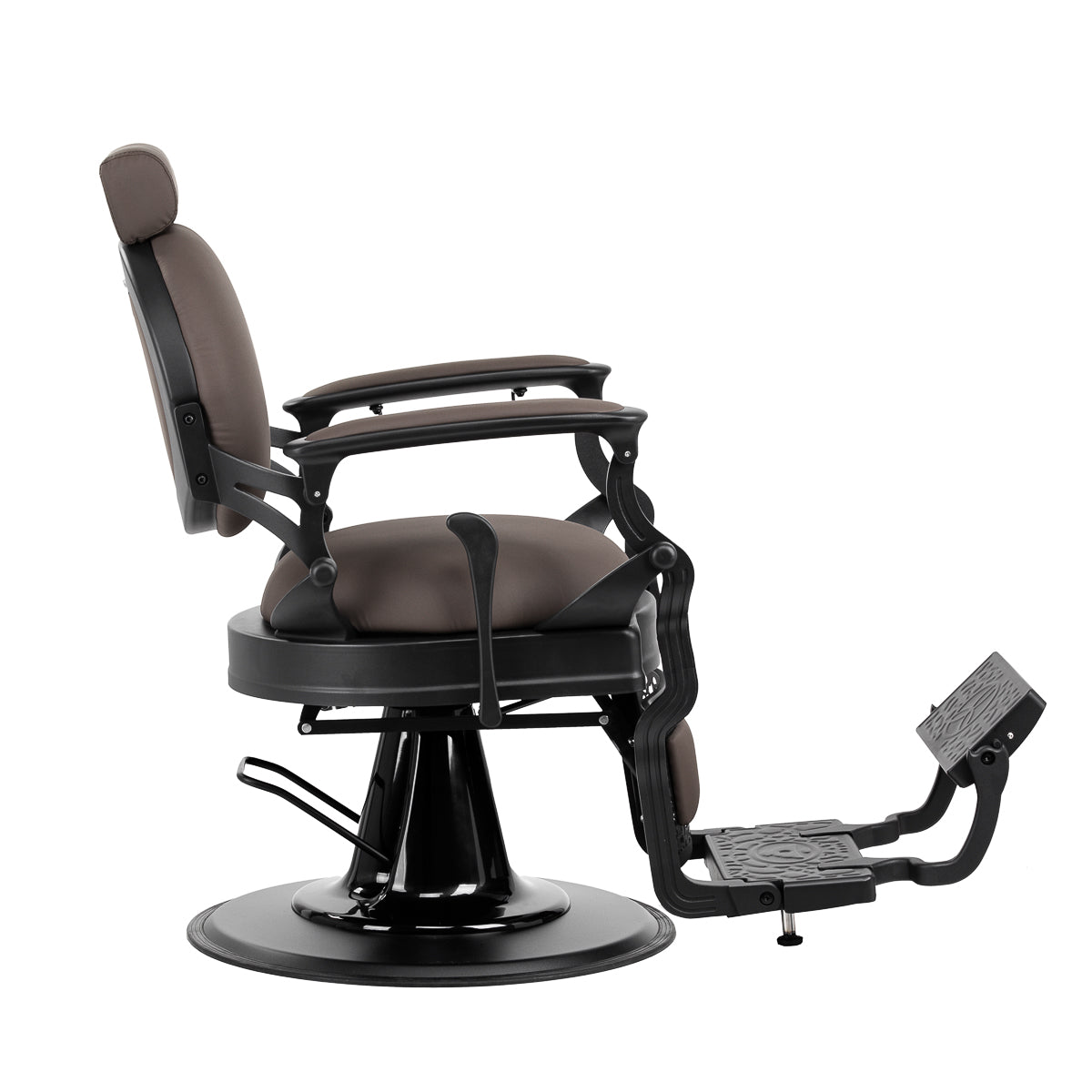 Fauteuil barbier Nicoletti Brun sans boutons