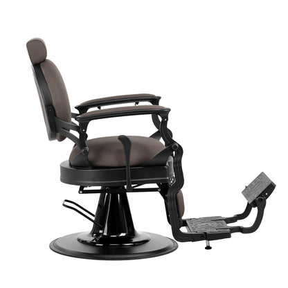 Fauteuil barbier Nicoletti Brun sans boutons