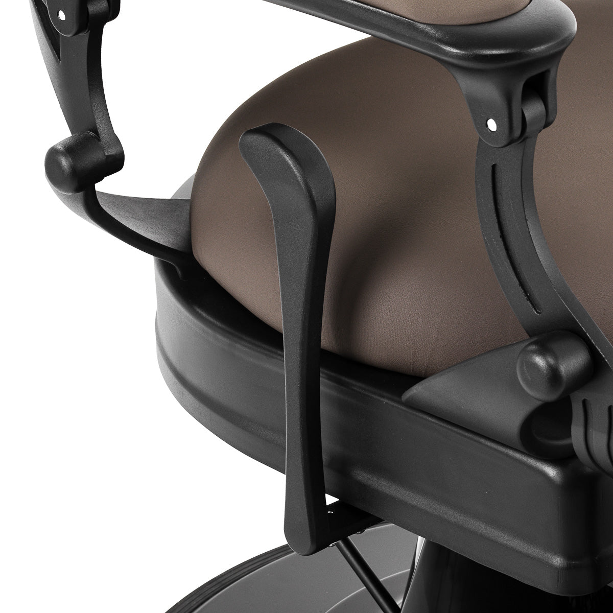 Fauteuil barbier Nicoletti Brun sans boutons