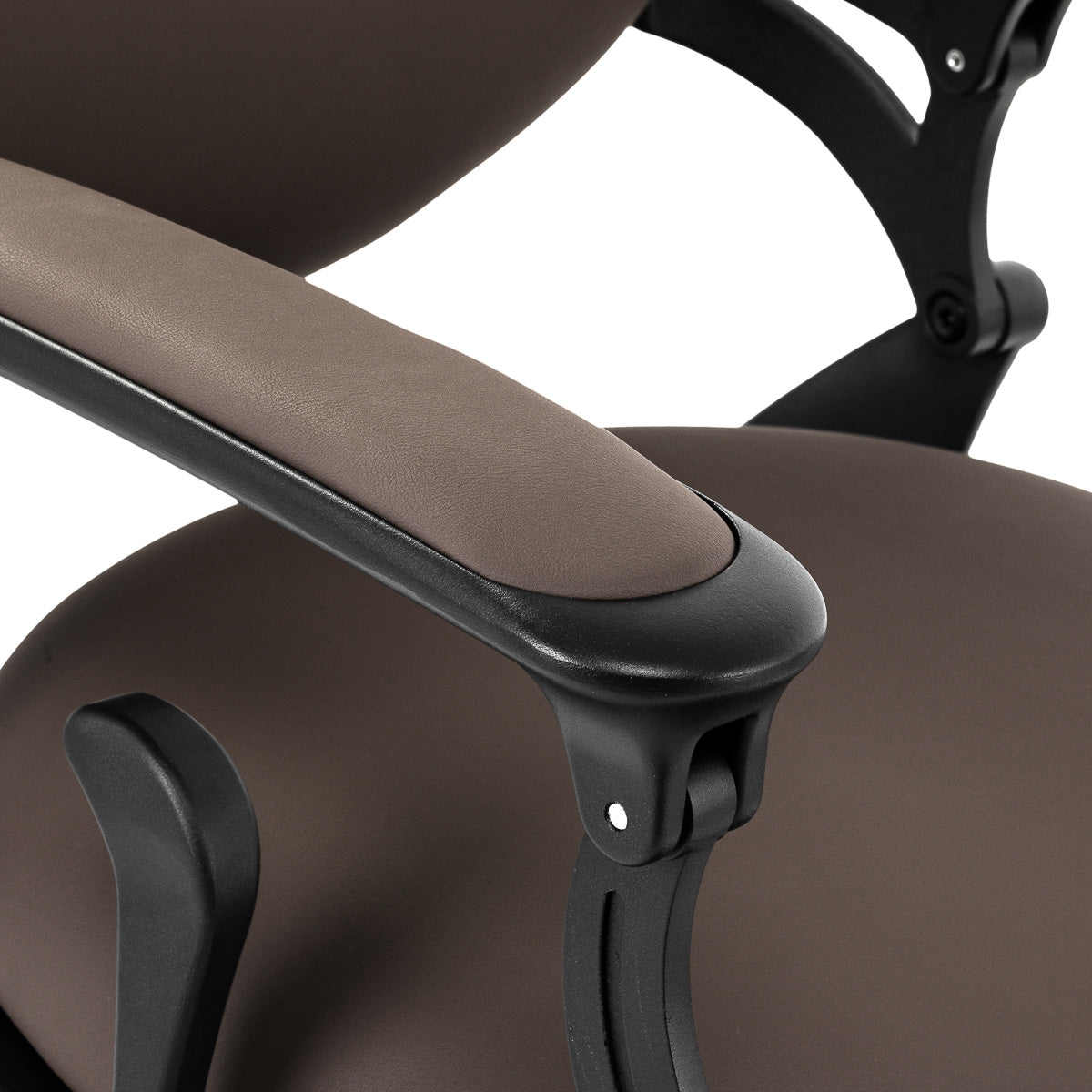 Fauteuil barbier Nicoletti Brun sans boutons
