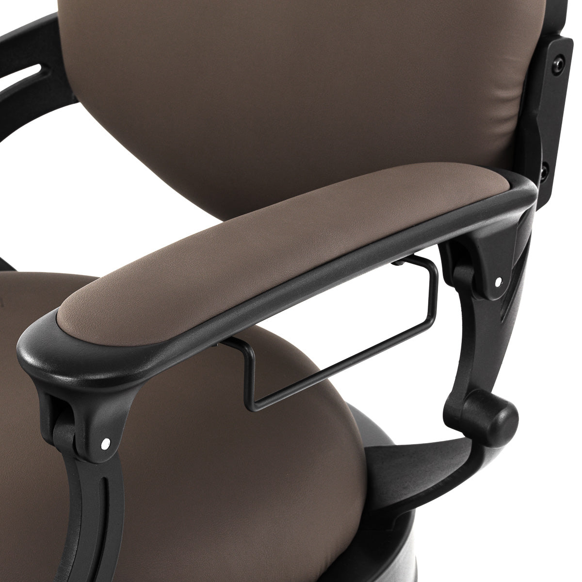 Fauteuil barbier Nicoletti Brun sans boutons