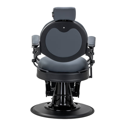 Fauteuil barbier Nicoletti Graphite sans boutons