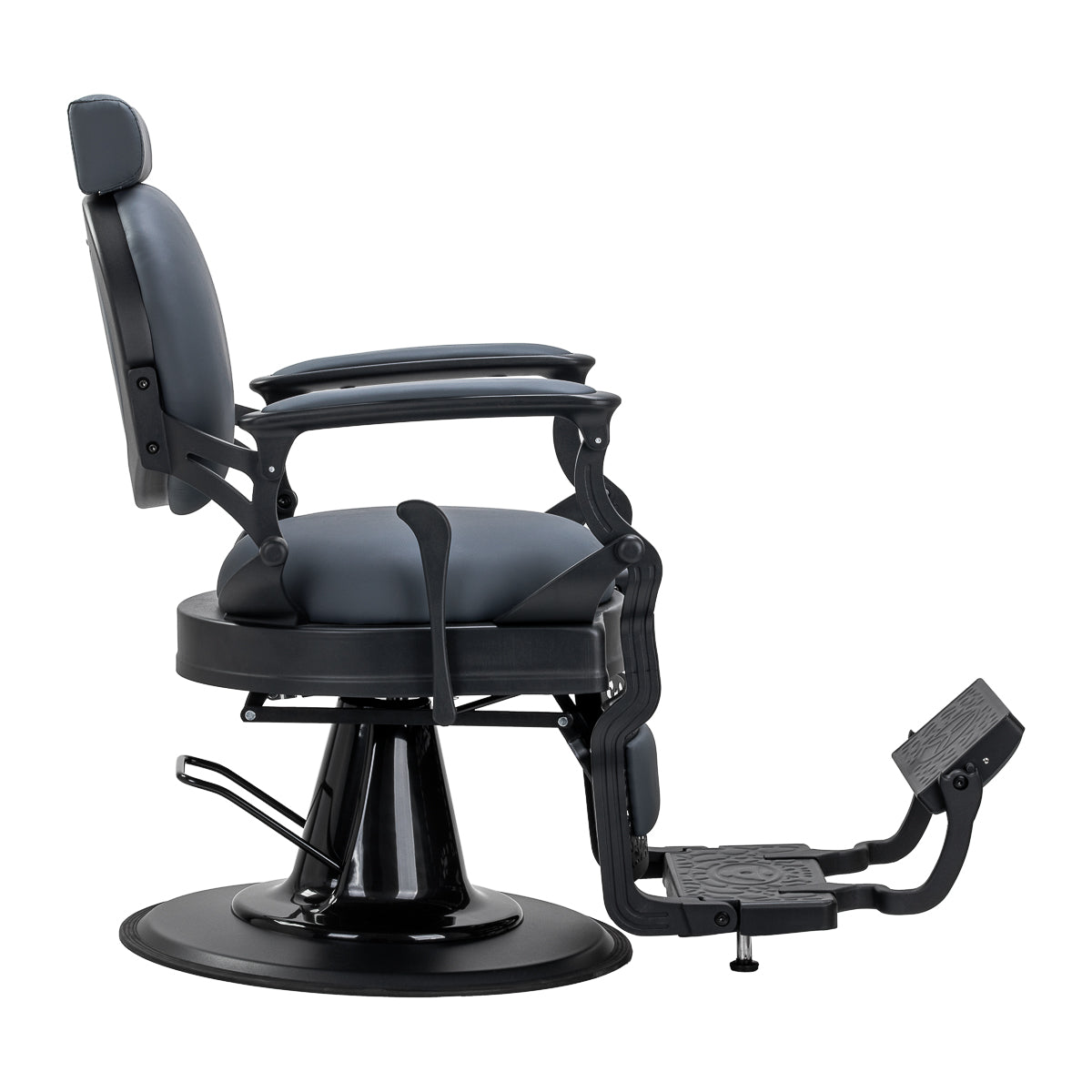 Fauteuil barbier Nicoletti Graphite sans boutons