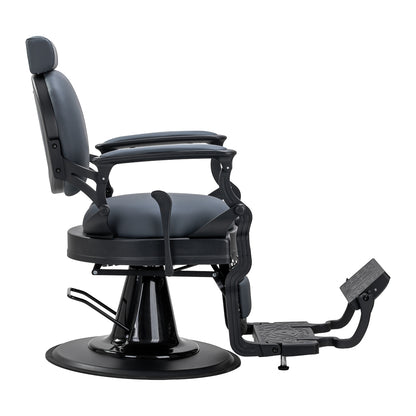 Fauteuil barbier Nicoletti Graphite sans boutons