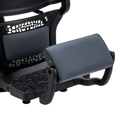 Fauteuil barbier Nicoletti Graphite sans boutons