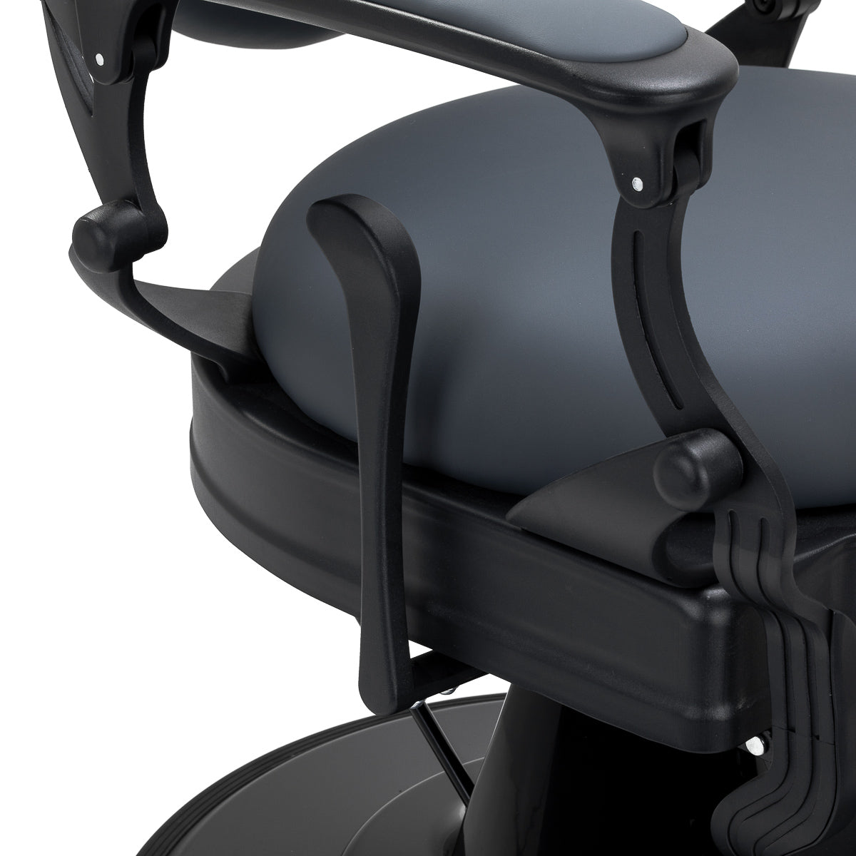 Fauteuil barbier Nicoletti Graphite sans boutons