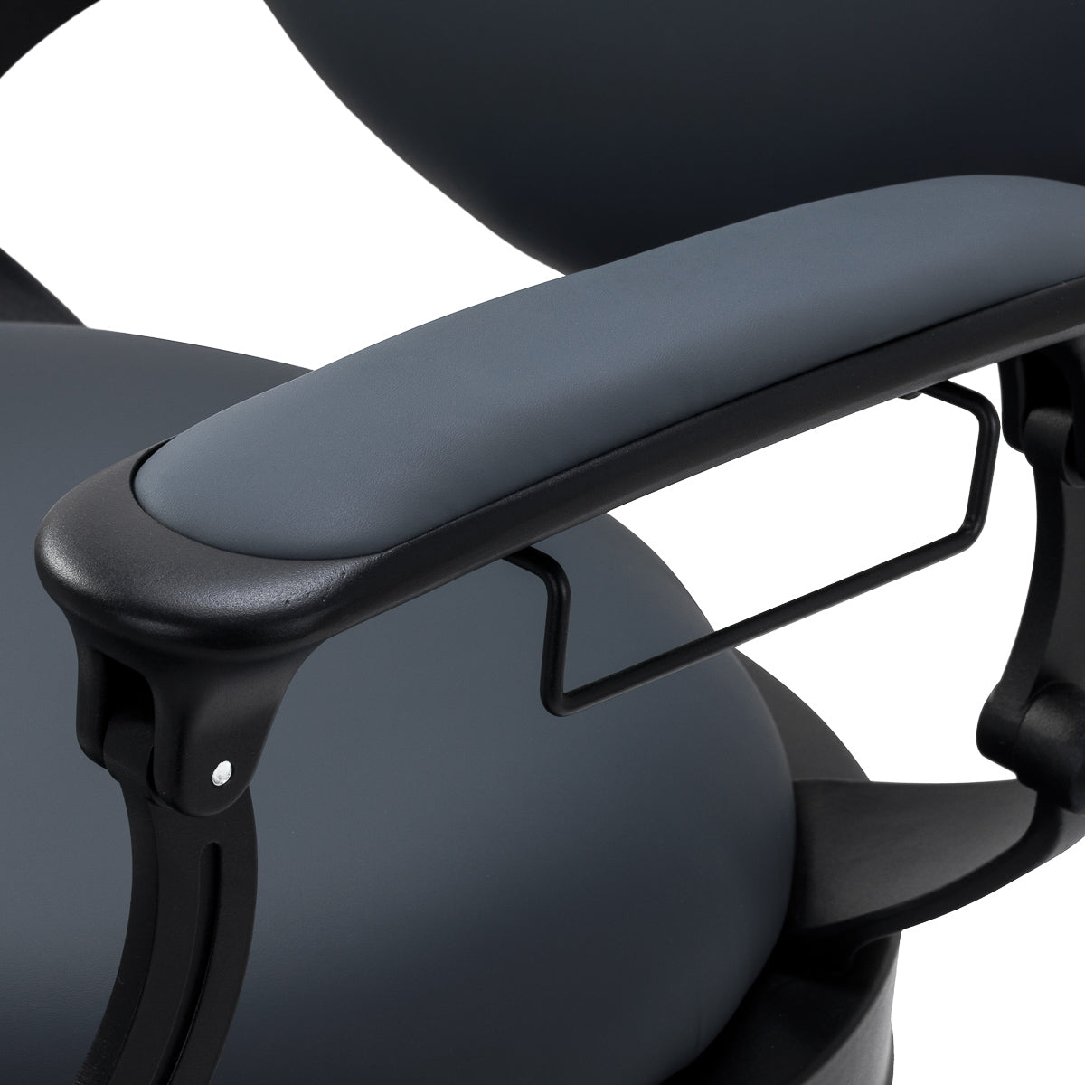 Fauteuil barbier Nicoletti Graphite sans boutons
