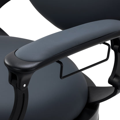 Fauteuil barbier Nicoletti Graphite sans boutons