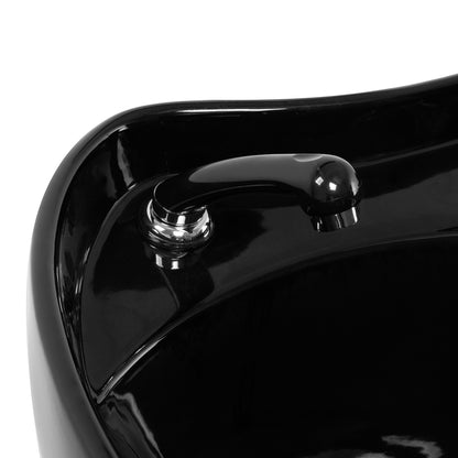 Bac à shampoing Zenith Noir (électrique + massage)