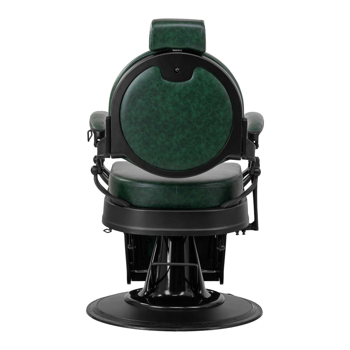 Fauteuil barbier Senator Vert (structure noire)