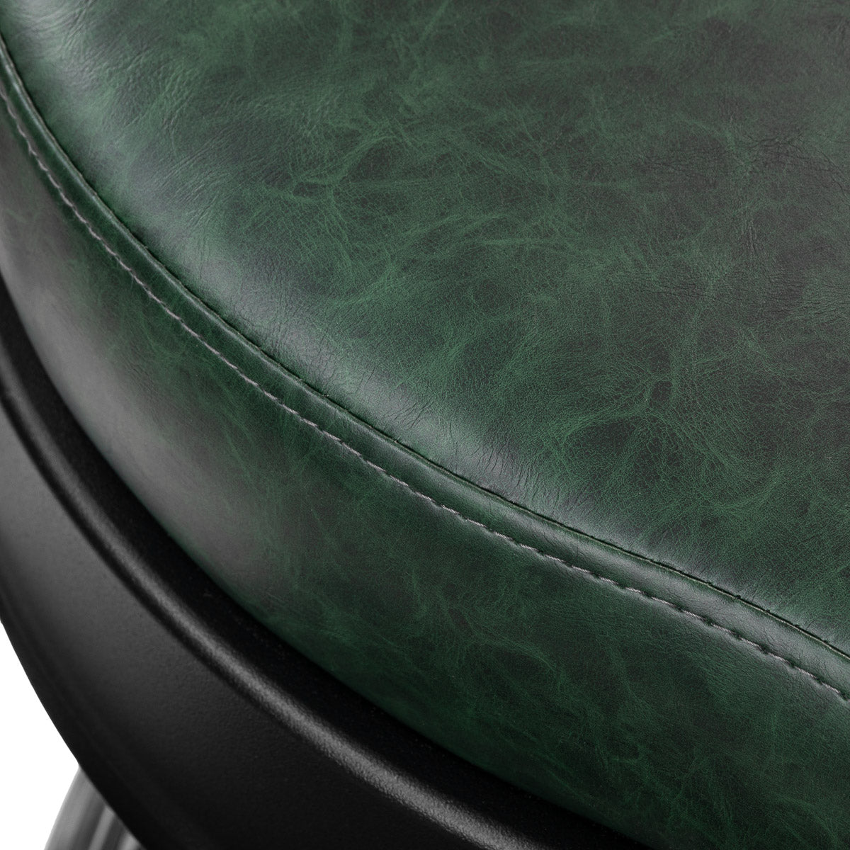 Fauteuil barbier Senator Vert (structure noire)