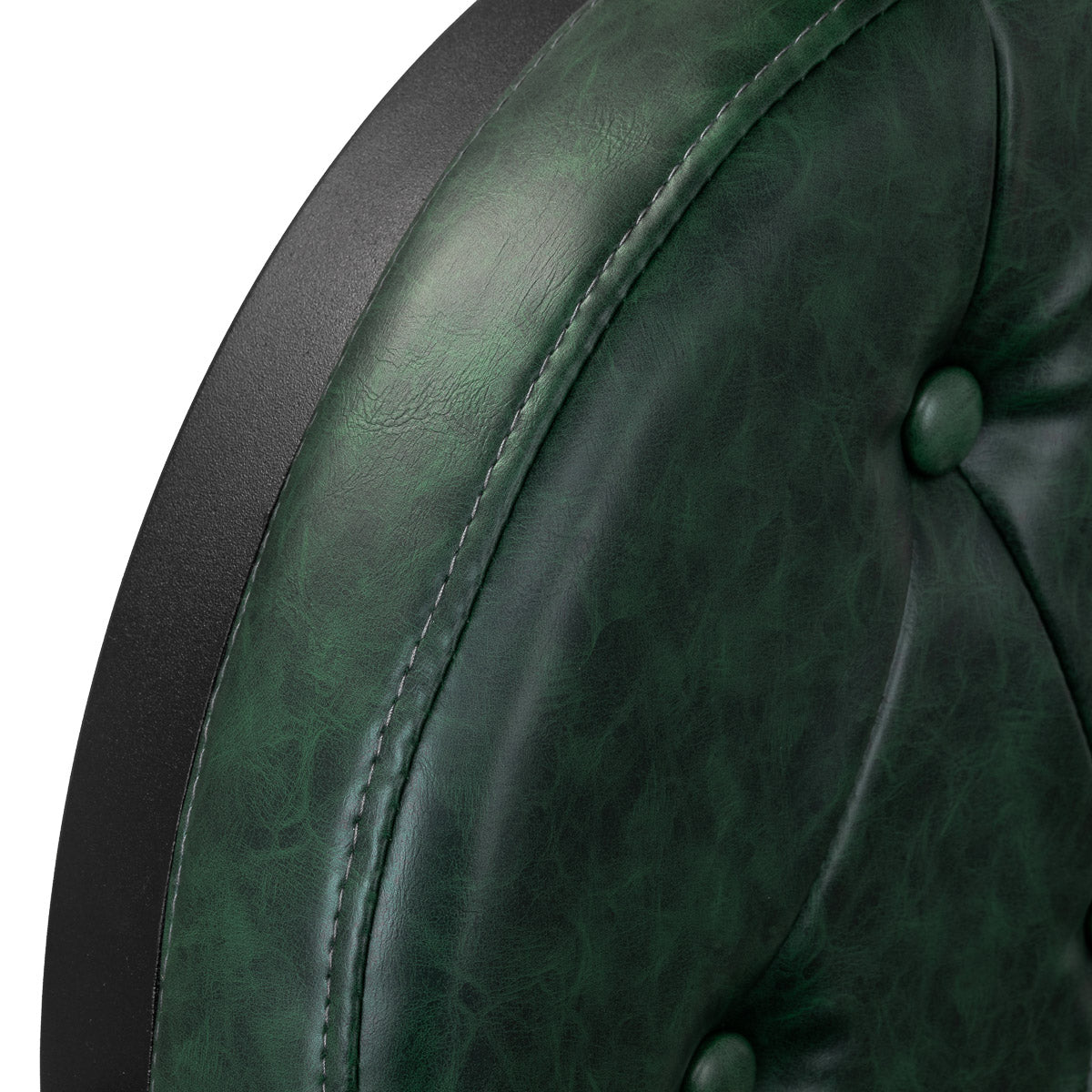Fauteuil barbier Senator Vert (structure noire)