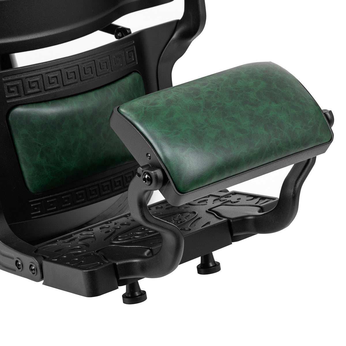 Fauteuil barbier Senator Vert (structure noire)