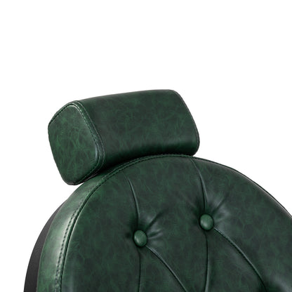 Fauteuil barbier Senator Vert (structure noire)