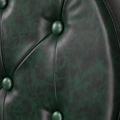 Fauteuil barbier Senator Vert (structure chromée)