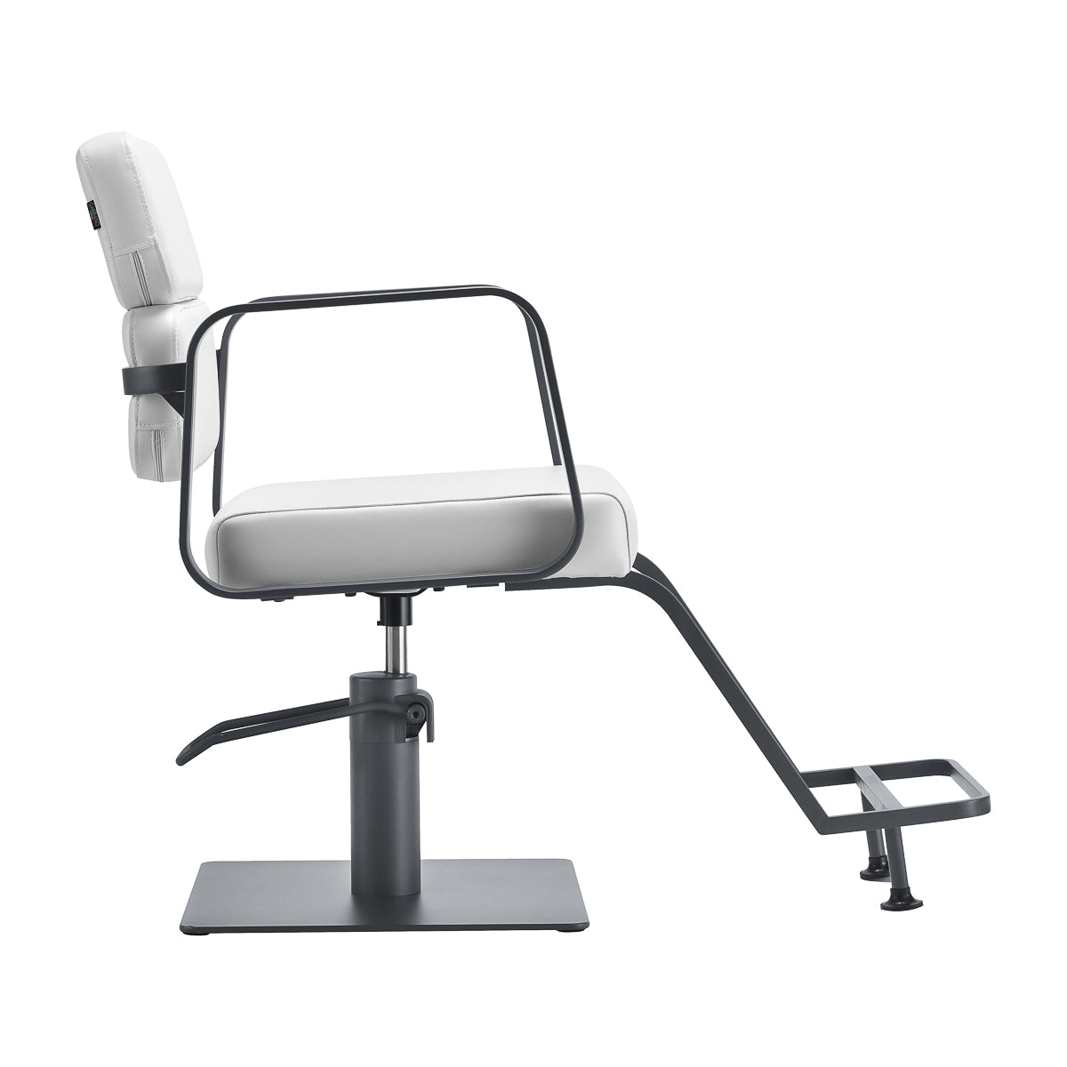 Fauteuil coiffeur Portiva Gris & Blanc