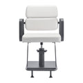 Fauteuil coiffeur Portiva Gris & Blanc