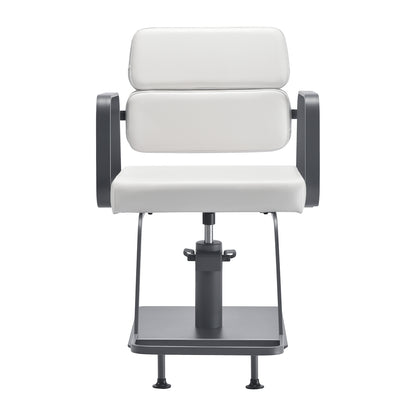 Fauteuil coiffeur Portiva Gris & Blanc