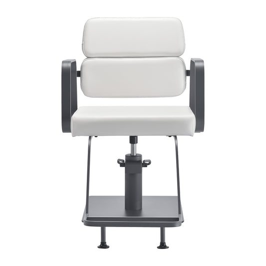 Fauteuil coiffeur Portiva Gris & Blanc